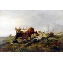 РЕПРОДУКЦИИ НА КАРТИНИ По време на лов (1900)